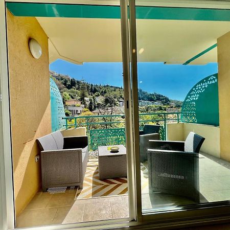Quiet Studio Swimming Pool Roquebrune Extérieur photo